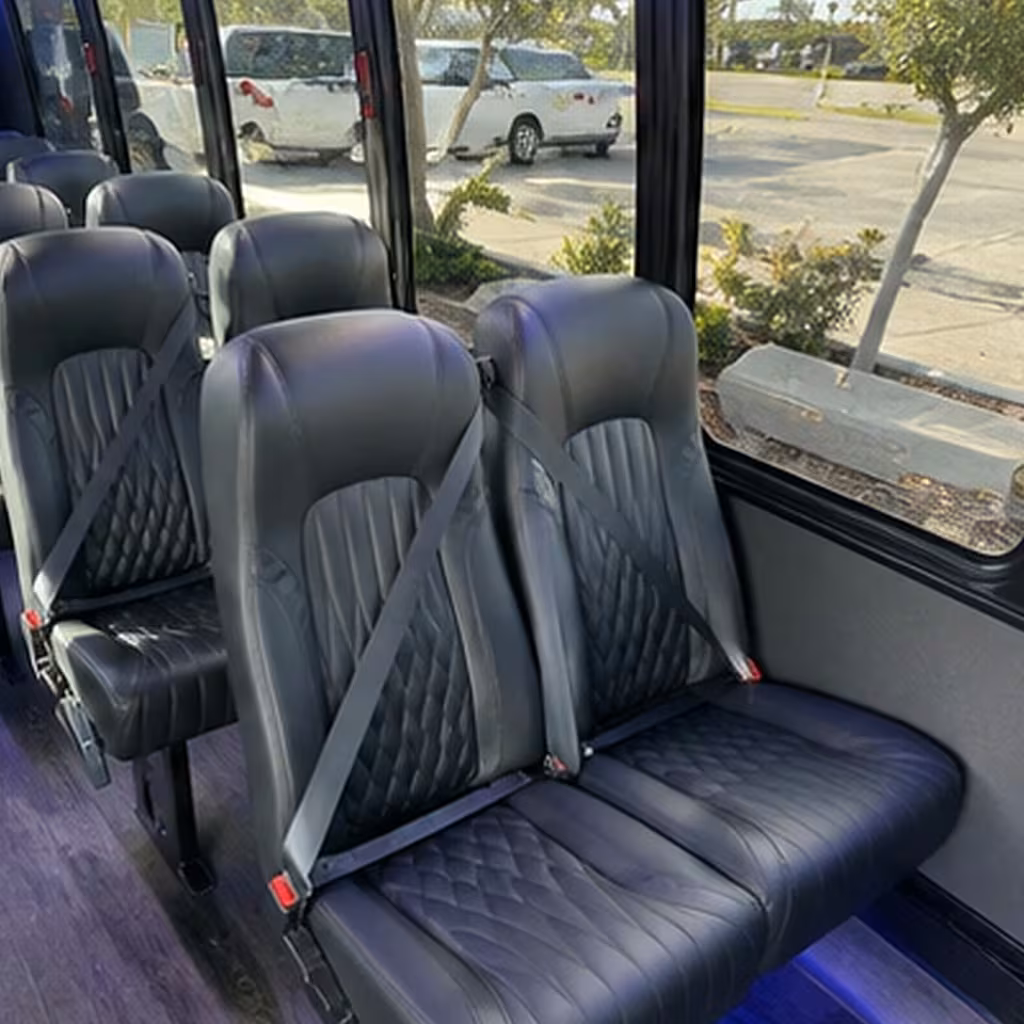 25 passenger minibus inside