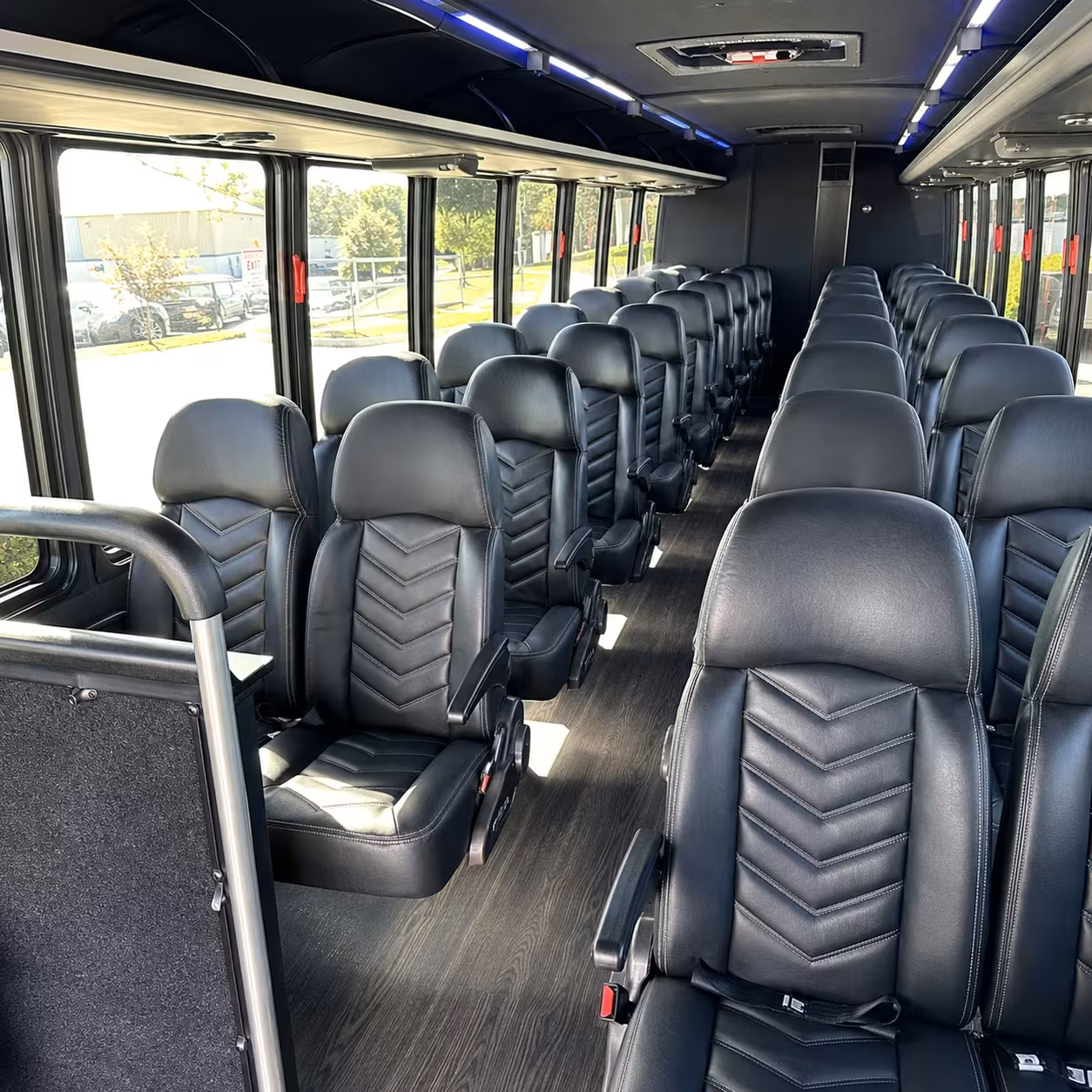 25 passenger minibus interior