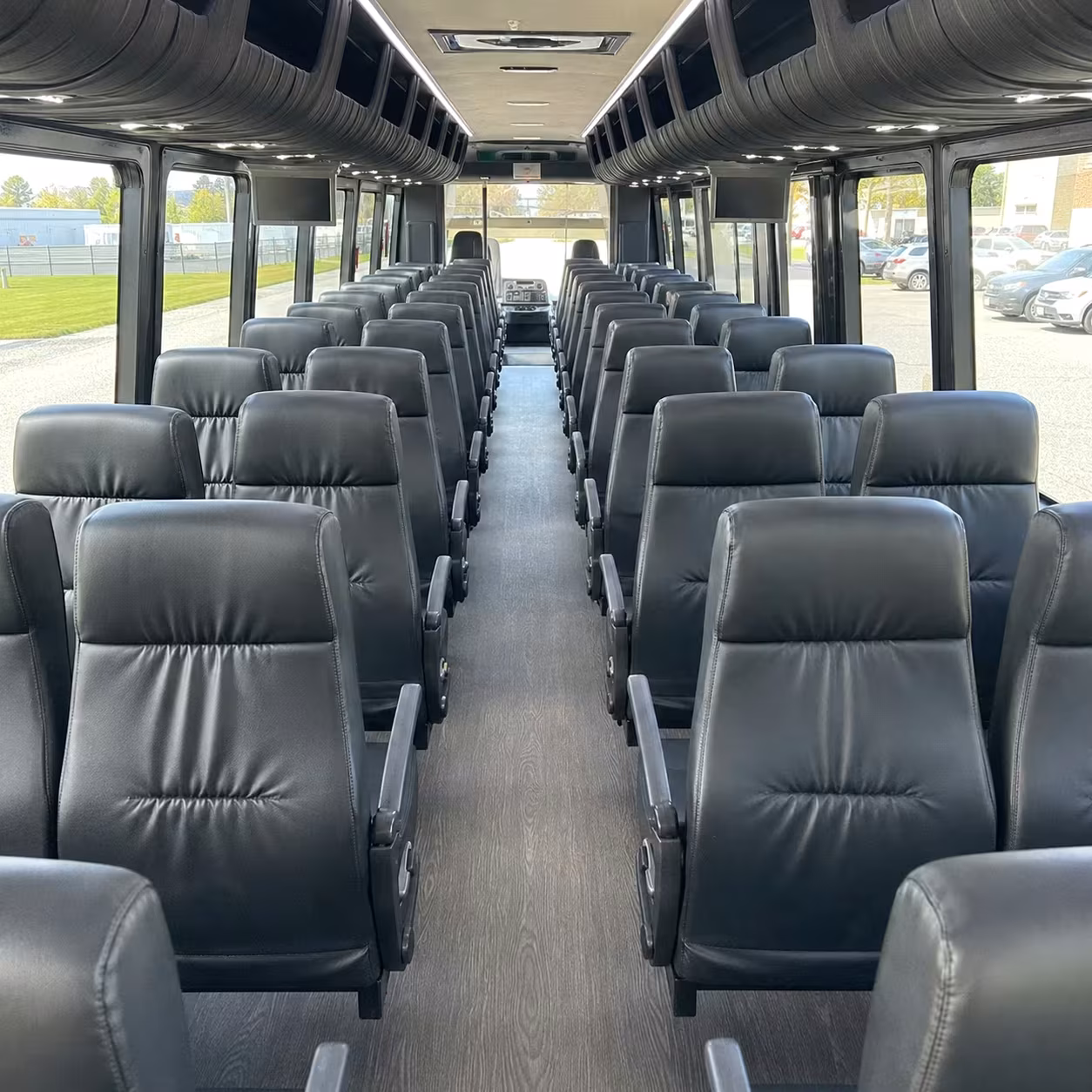 35 passenger minibus interior