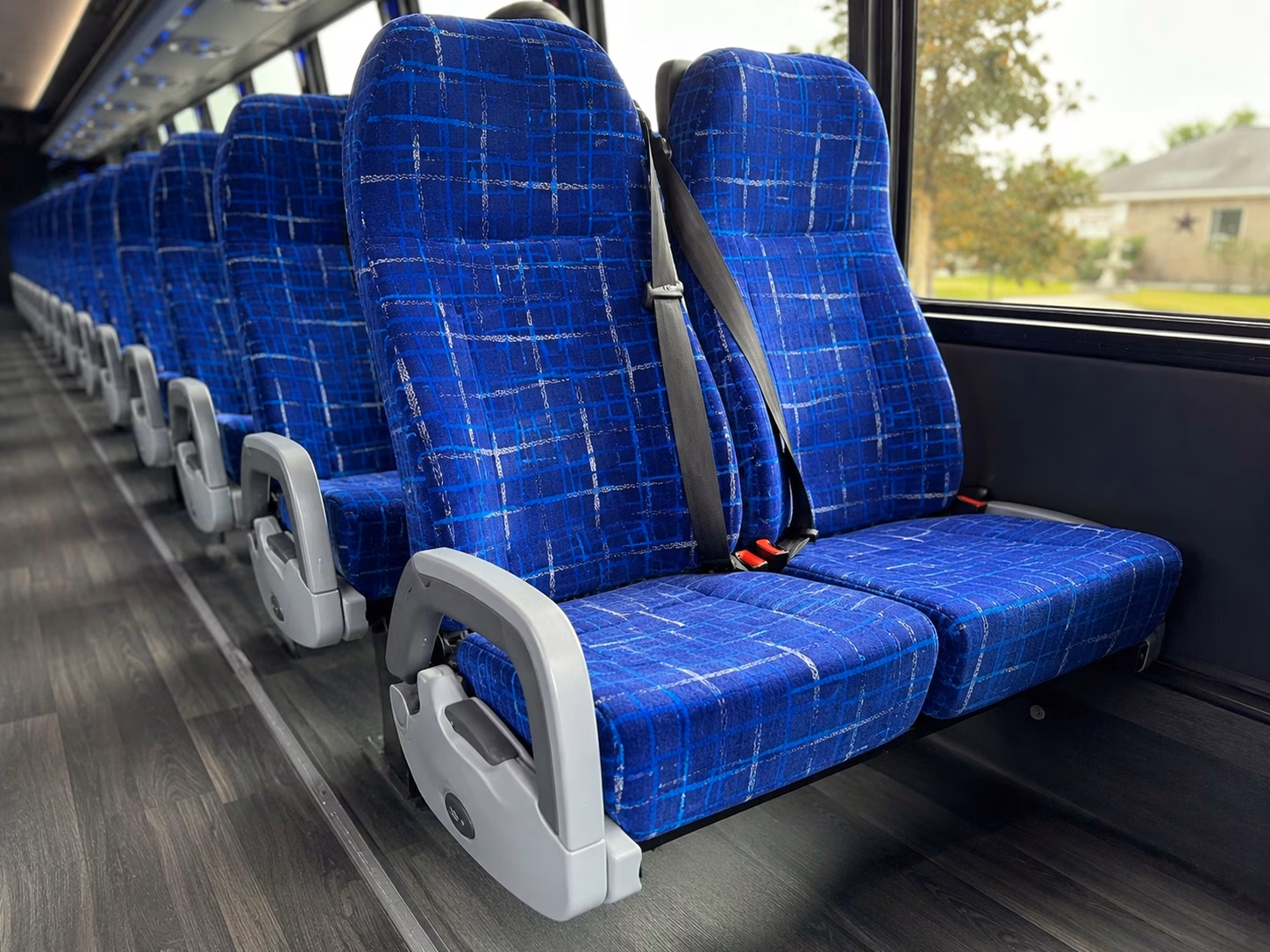 rochester charter bus interior