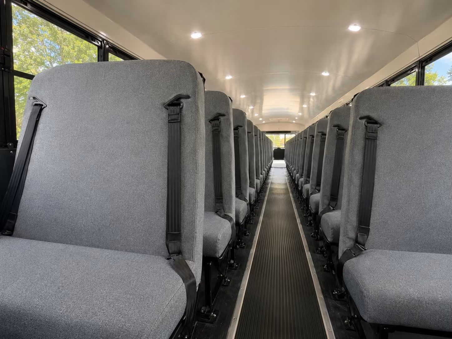 school bus interior