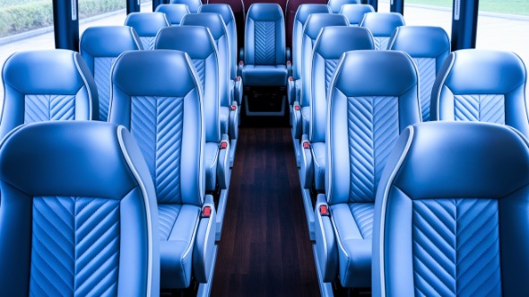 15 passenger minibus interior