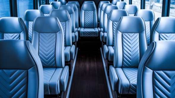 28 passenger minibus interior