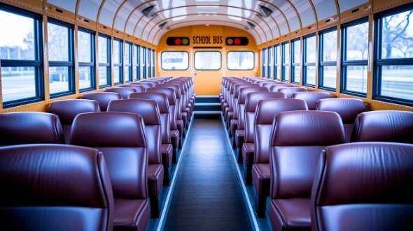 rochester school bus rental inside