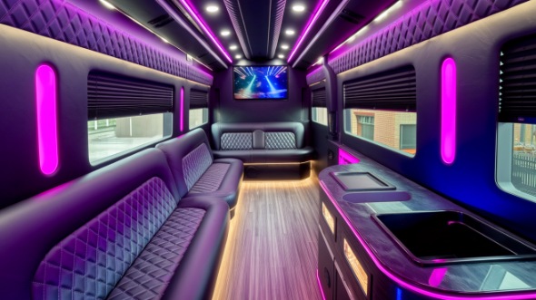 sprinter limo rental interior